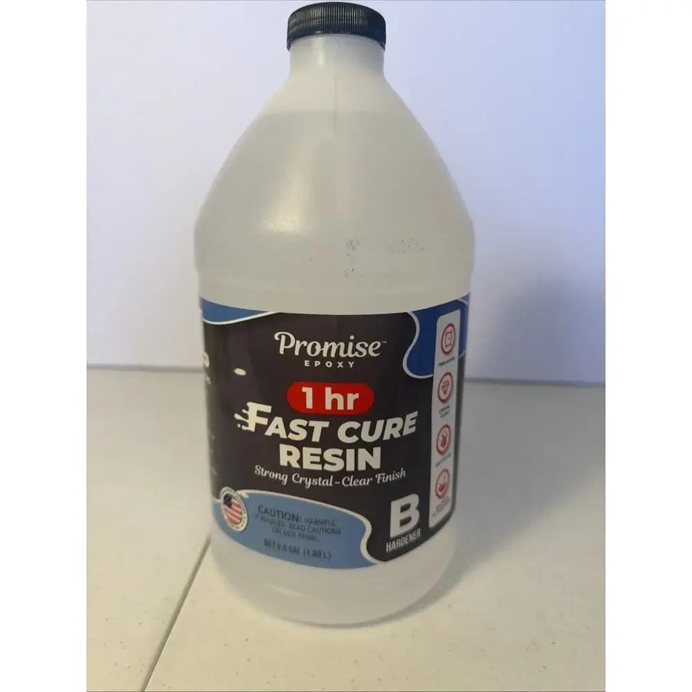 Promise Epoxy 1Hr Fast Cure Resin B Hardener 0.5 Gallon NEW